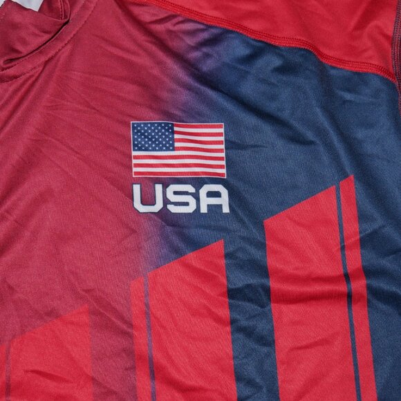 Nike Dri-Fit Team USA 1/4 Zip Pullover Men's Shirt Jacket Size XXL 2XL Belgrade - Picture 6 of 10